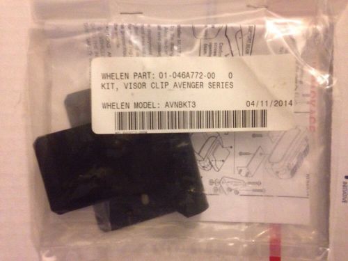 Avnbkt3 whelen avn visor clip bracket kit avn bkt3 brand new free shipping !! for sale