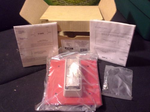 EDWARDS SYSTEM TECHNOLOGY CS405-7A-T  STROBE WITH TERMINALS NEW fire alarm box