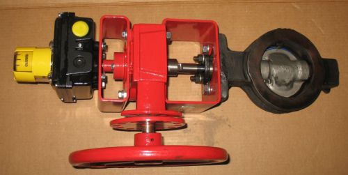 Ansul 4&#034;  low pressure co2 manual lock-out valve w/tamper switch 425116 new for sale