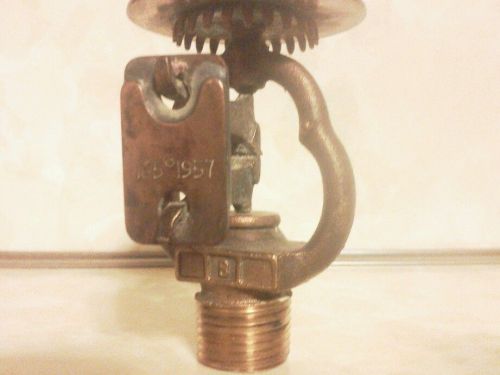 1957 hodgman fire sprinkler head brass for sale