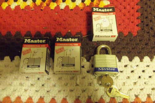 3 - MASTER Locks Commercial Padlock #  3  3041  NEW.
