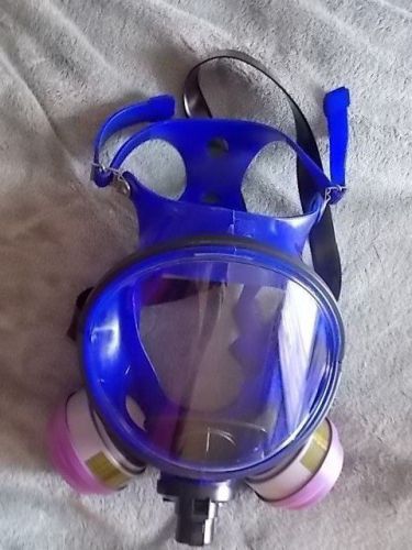 Survivair Full Face Air Purifying Respiratory Mask + 4 Multi-Contaminant Cartrs