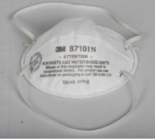 NEW DUST/MIST RESPIRATOR 8710 MASKS BOX OF 10 PC PROTECTION FREE SHIPPING