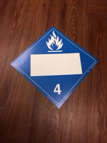 Dangerous when wet placard, blank, tagboard(lot 25) for sale