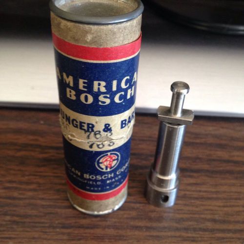 American Bosch Plunger &amp; Barrel # BC 763 In Vintage Box?