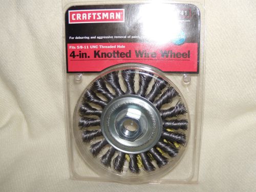 Craftsman 4-in. knotted wire wheel nip for sale