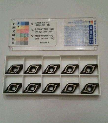SECO CARBIDE INSERTS - DNMU 332 -MF2    TP2500 *  PACKAGE OF 10 * NEW *