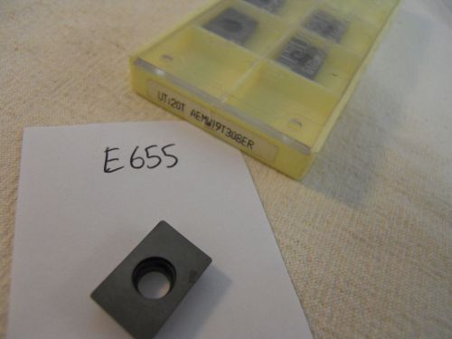 6 NEW MITSUBISHI AEMW19T308ER CARBIDE INSERTS. GRADE: UTi20T  {E655}