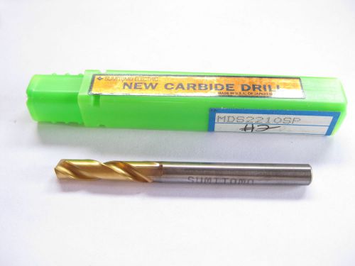 New #2 Wire Sumitomo MDS2210SP Carbide TIN Drill .2210