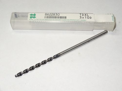 Osg 3.0mm 0.1181&#034; wxl fast spiral taper long length twist drill cobalt 8622830 for sale