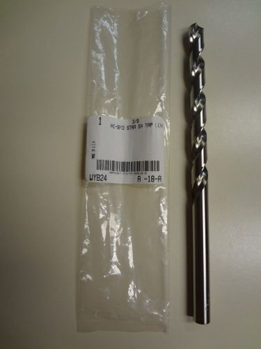 3/8 x 6-3/4&#034; - 118&#039; straight shank taper length drill bit - made in usa - new for sale