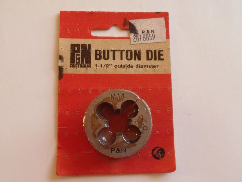M14x2.0, Outside Diameter 1 1/2&#034; split Die Button, P&amp;N - Made in Australia