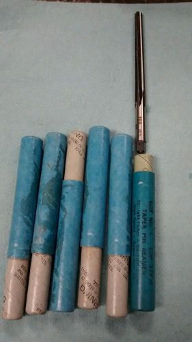 Lot of 6   no. 4 Taper Pin Reamers