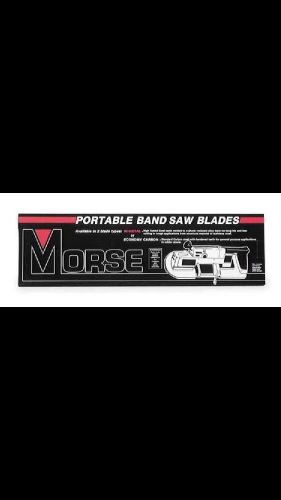 3 Pk MORSE ZWEP4414WGR Portable Band Saw Blade Matrix II Bi Metal Raker,44-7/8&#034;L