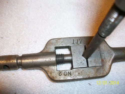 MACHINIST TOOLS LATHE MILL Greenfield # 2 Tap Wrench for Tapping Threading