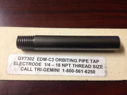 Orbiting Pipe Tap Electrode, 1/4-18 NPT thread size, GY7302, Tri-Gemini