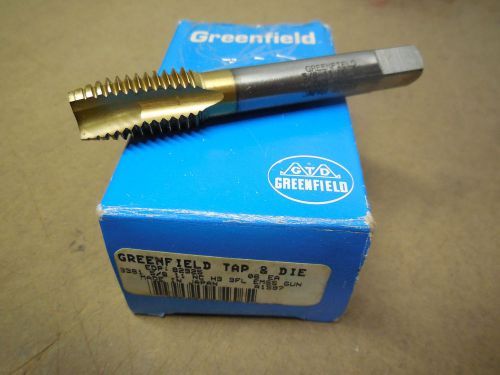 GREENFIELD 5/8&#034;-11 NC 3 Flutes Spiral Point EM-SS Gun Tap Coated EDP 82925 JAPAN
