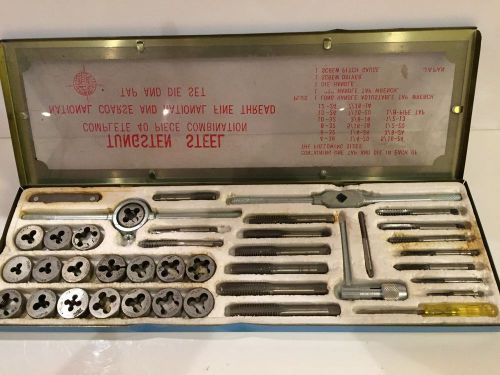 Tungsten Steel Complete 40 pc. Tap and Die Set Japan Made Great Condition