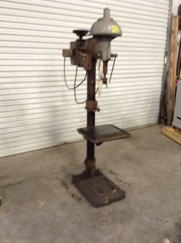 Buffalo Forge Co Pedestal Drill Press Model No. 18 w/ GE Triclad Induction Motor