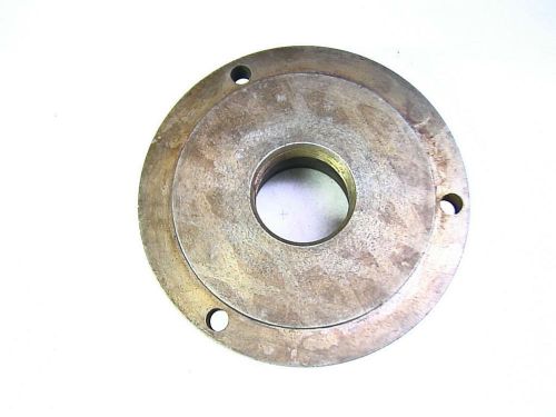 Lathe chuck mount plate 2.047-8 thd threaded spindle 6-1/2&#034; dia. for sale