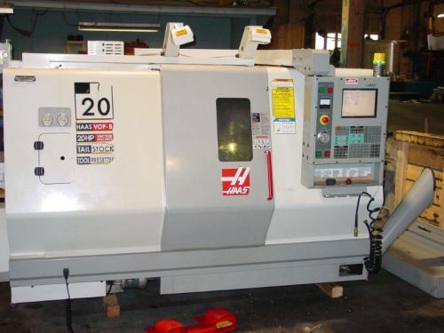 2004 HAAS SL-20T CNC LATHE, TOOL SETTER, BAR FEED, COLLET Chk, PROG TAILSTOCK