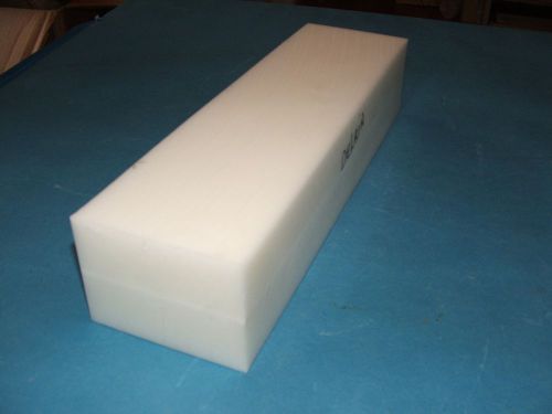 Delrin bar stock, color white, acetel block thick raw material, milling  look for sale