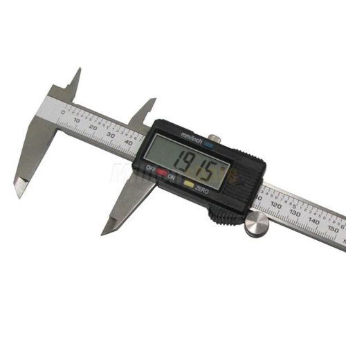 New 150mm/6&#034; stainless steel electronic lcd digital vernier caliper micrometer for sale