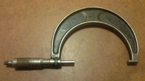 Brown and sharp 3-4in machinest outside micrometer for sale