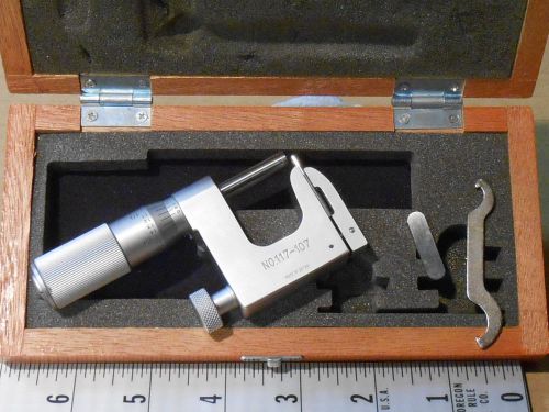 Mitutoyo #117-107 multi-anvil 1&#034; micrometer excellent condition for sale