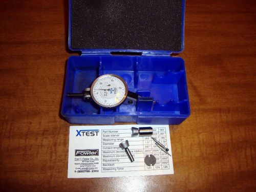 Fowler xtest 52-562-001 dial indicator set with case free shipping for sale