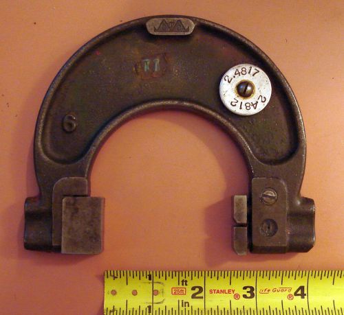 Snap gage (gauge) mfg by gtd, calibrated size 2.4812&#034;-2.4817&#034; for sale