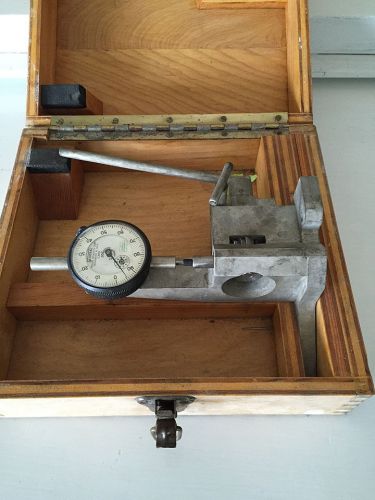 Bendix Micrometer Depth Gauge - Indictor in Original Wood box