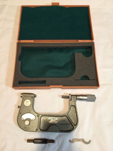 Mitutoyo 3-4&#034; indicating micrometer no. 510-108 w/ case for sale