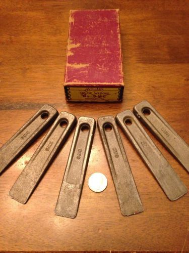 Williams vintage machinist set-up wedges 5WG with original box possibly NOS