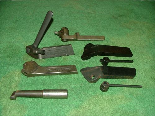 lathe tool holders for rocker arm tool Post, Cutoff, threading, Knurling, Boring