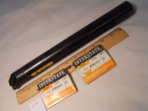1 new 1-1/2&#034; kennametal boring bar. s24-dsknr4. w/ 20 inserts  usa made  {e959} for sale