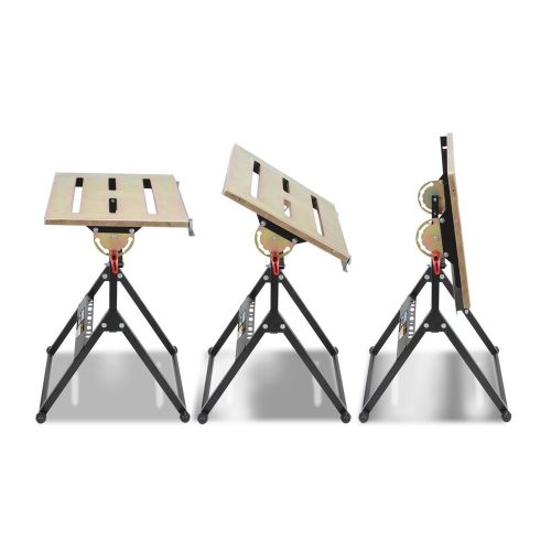 Adjustable steel welding table 19-7/8&#034; (w) x 30&#034; (l) x 32-7/8&#034; (h) for sale