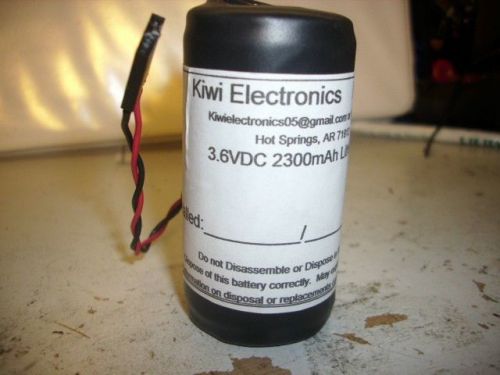 6 li battery for halliburton/nuflo mc-ii flow computer hbt-001, kiwi electronics for sale