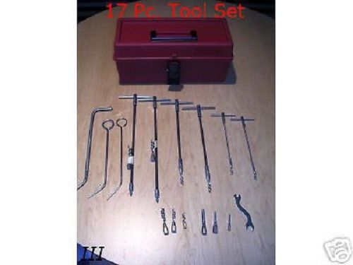 PUMP VALVE MECHANICAL COMPRESSION PACKING PULLER EXTRACTOR TOOL BOX SET 17 PCS