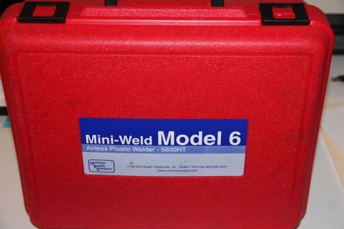 Urethane Supply Company Mini-Weld Model 6 Airless Plastic Welder 5600HT - No Res