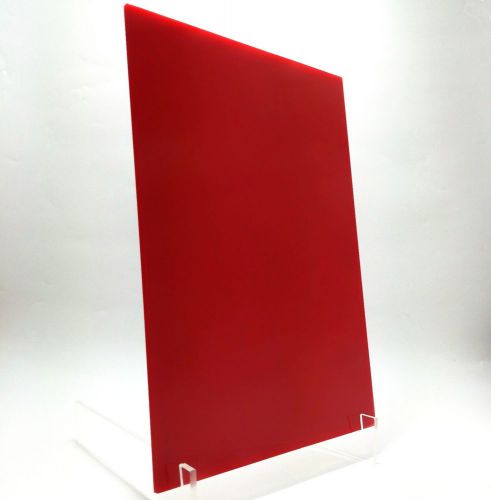 3mm Red Gloss Acrylic Perspex Plexiglass Plastic A4 Sheet 210mm x 300mm