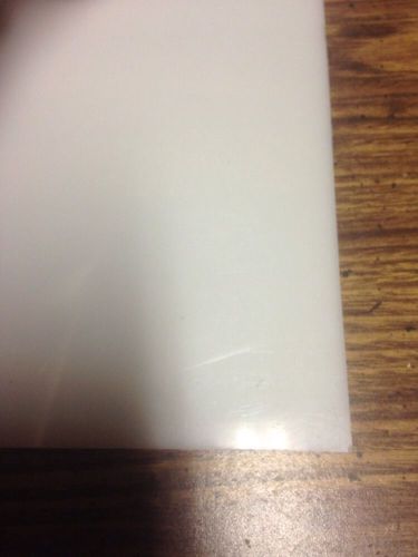 Hdpe White Plastic Sheet 23 1/2 x 23 1/2 x