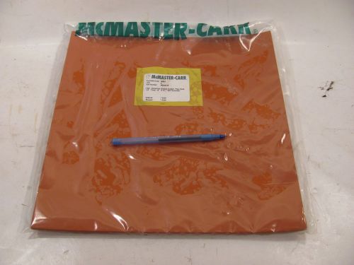 McMASTER CARR 85045K16 SILICONE RUBBER 1/4 &#034; THICK 12&#034; X 12&#034; SHEET FDA COMPLIANT