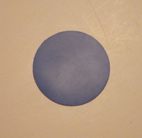 Solid new fluorosilicone sheet discs 1.7&#034; diameter 1/32&#034; thick (10) 60 durometer for sale