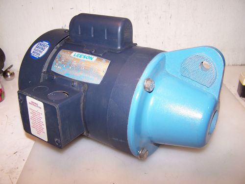 LEESON 1/4 HP ELECTRIC MOTOR 1725 RPM WITH 5/8&#034; D SHAFT PROCESS MIXING HEAD