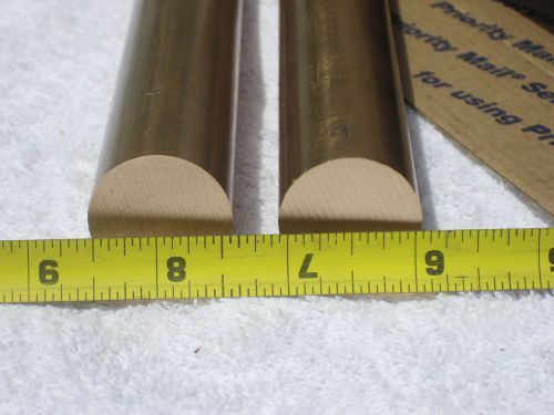 Beryllium copper becu2 1.126&#034; dia. round bar stock endcut approx.8.5&#034; long2pcs. for sale