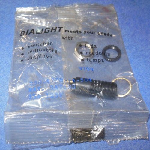 Dialight max rating 75w, 125v lamp socket 250-8738-14-504 *new, sealed* for sale