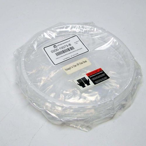 New 200mm wafer quartz insulator ring amat# 0200-10073 applied materials for sale