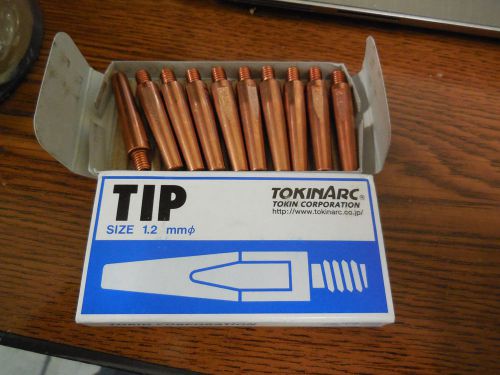 10 Genuine Tokin contact tips 1.2mm for MIG welding 002003 Tokinarc