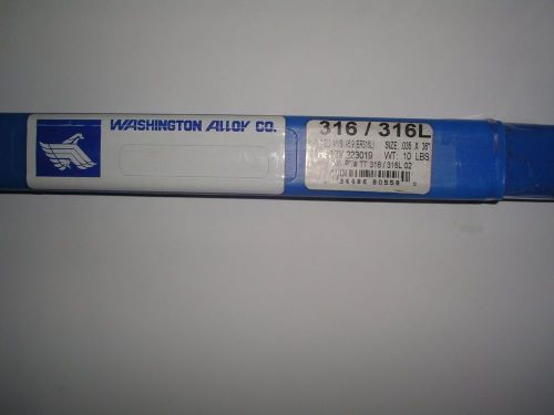 Washington Alloy 316/316L tig rod .035 10 LB